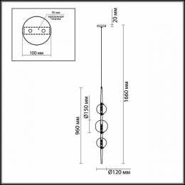 Подвесной светильник Odeon Light Lazia  - 2
